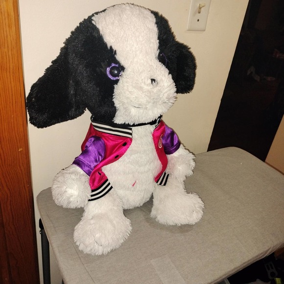 Barbie Fur-iends Friends Jumbo Large Stuffed Plush Dog Puppy Jacket Mattel 2017 - Picture 1 of 8